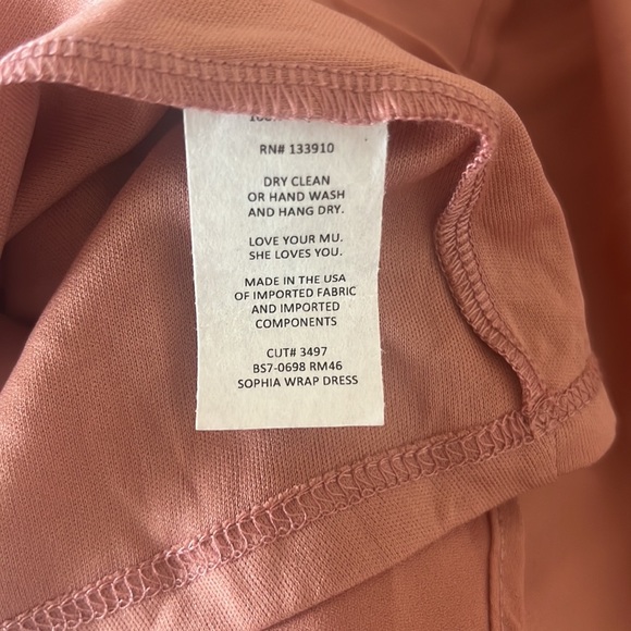 Show me your mumu Sophia Wrap Rustic Mauve Dress - Picture 8 of 9